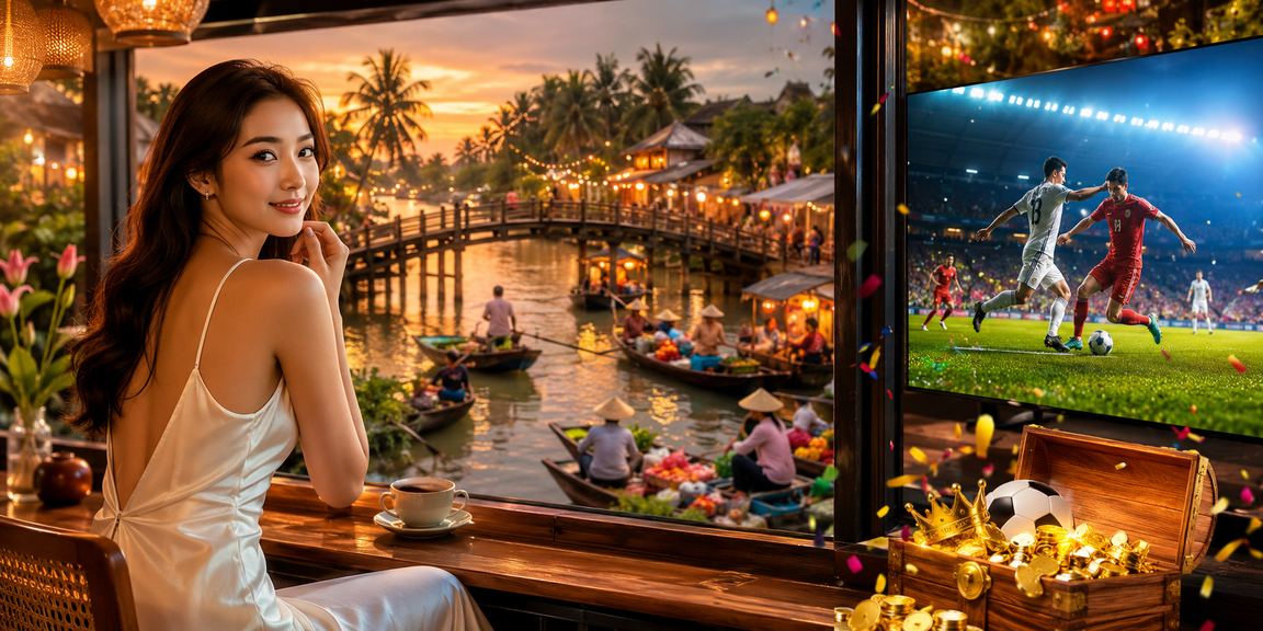 Khách hàng Việt Nam thưởng thức cà phê và cá cược bóng đá trên thiết bị di động